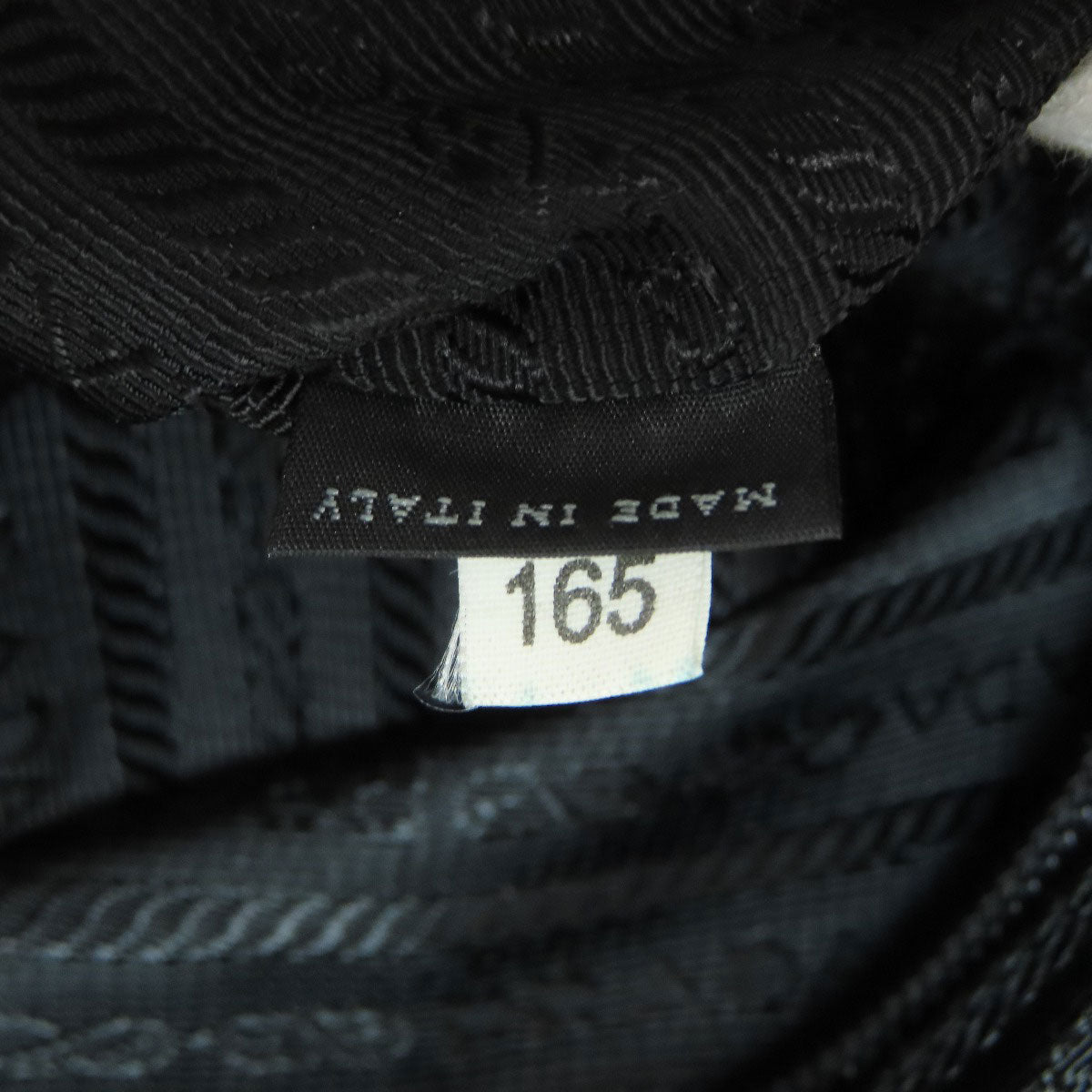 PRADA Shoulder Bag Nylon black logoMetal