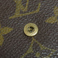 LOUIS VUITTON Coin case M61930 Monogram canvas Brown Portonet Plat Women(Unisex) Used Authentic