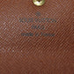 LOUIS VUITTON Coin case M61930 Monogram canvas Brown Portonet Plat Women(Unisex) Used Authentic