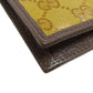 GUCCI Accessory pouch 702203 PVC Brown GG Crystal Adidas Collaboration Phone Pouch Women Used Authentic