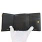 BURBERRY Bifold Wallet leather black TB logo