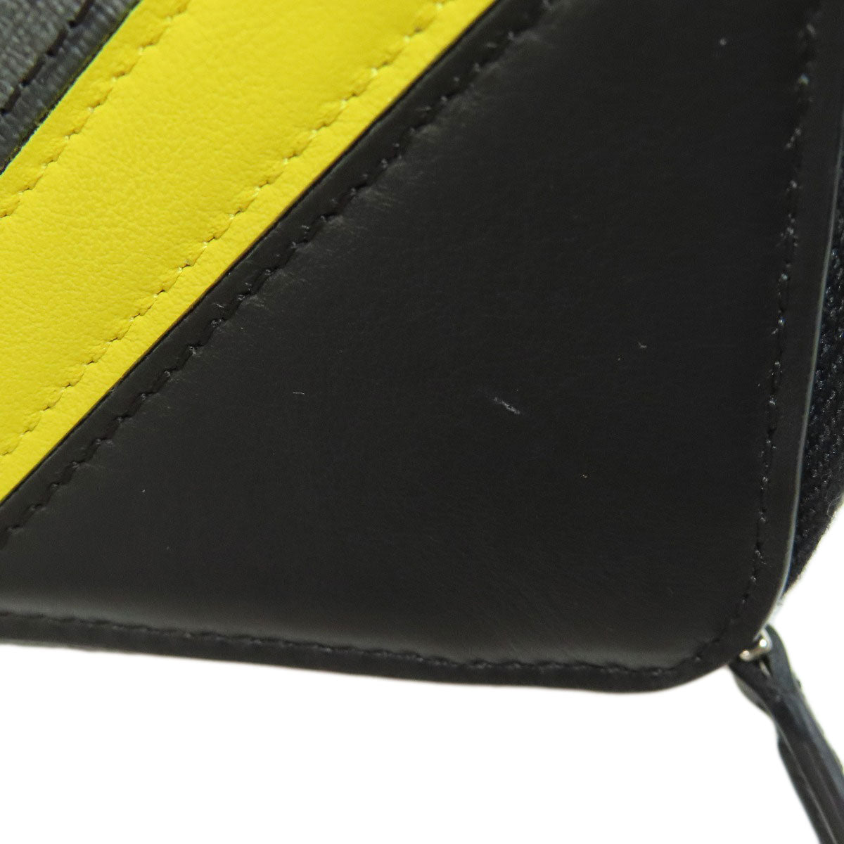 FENDI Shoulder Bag leather gray Mini Shoulder