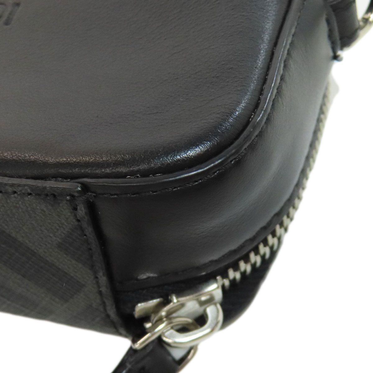 FENDI Shoulder Bag leather gray Mini Shoulder