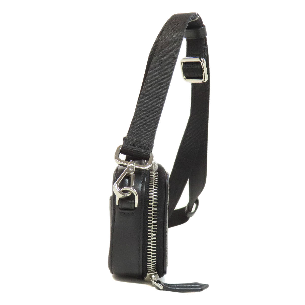FENDI Shoulder Bag leather gray Mini Shoulder
