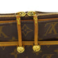 LOUIS VUITTON Shoulder Bag M40008 Monogram canvas Brown Popancourt Ron Women Used Authentic