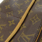 LOUIS VUITTON Shoulder Bag M40008 Monogram canvas Brown Popancourt Ron Women Used Authentic