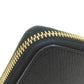 CELINE Bifold Wallet leather black logo Women Used Authentic