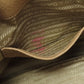 PRADA Handbag leather beige logo