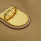 PRADA Handbag leather beige logo