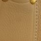 PRADA Handbag leather beige logo