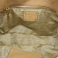 PRADA Handbag leather beige logo