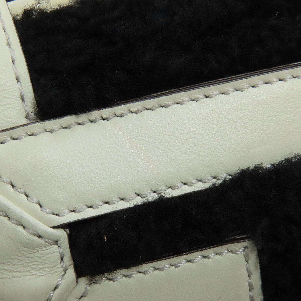 FENDI Handbag Mouton black 2WAY
