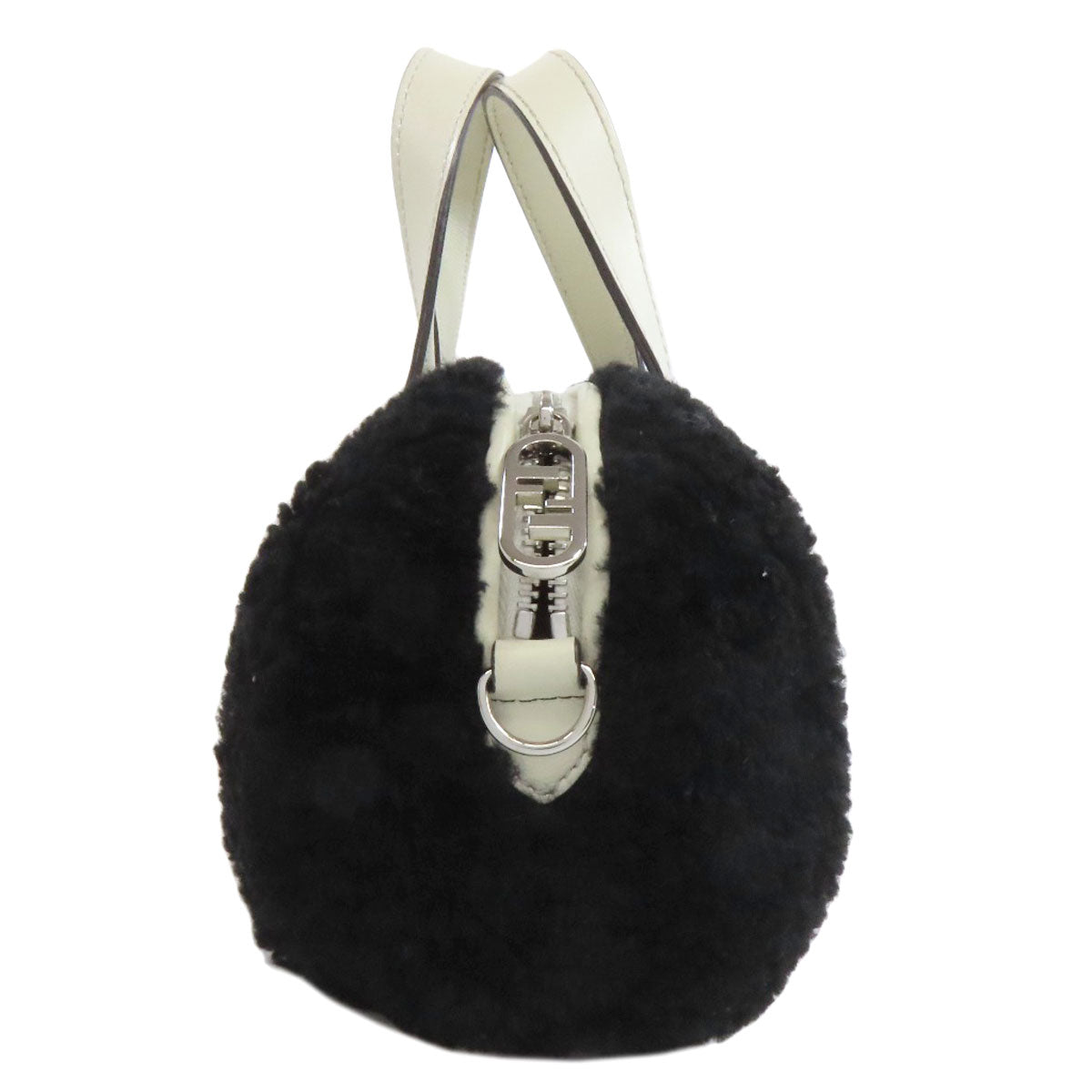 FENDI Handbag Mouton black 2WAY