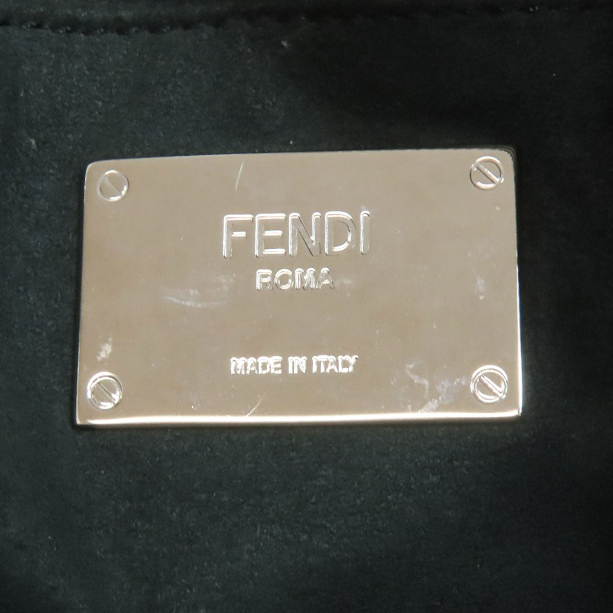 FENDI Handbag Mouton black 2WAY