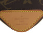 LOUIS VUITTON Accessory pouch M47535 Monogram canvas Brown Etui5 Cravat tie case