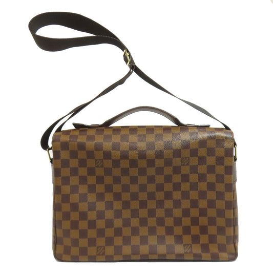 LOUIS VUITTON Shoulder Bag N42270 Damier canvas Brown Broadway