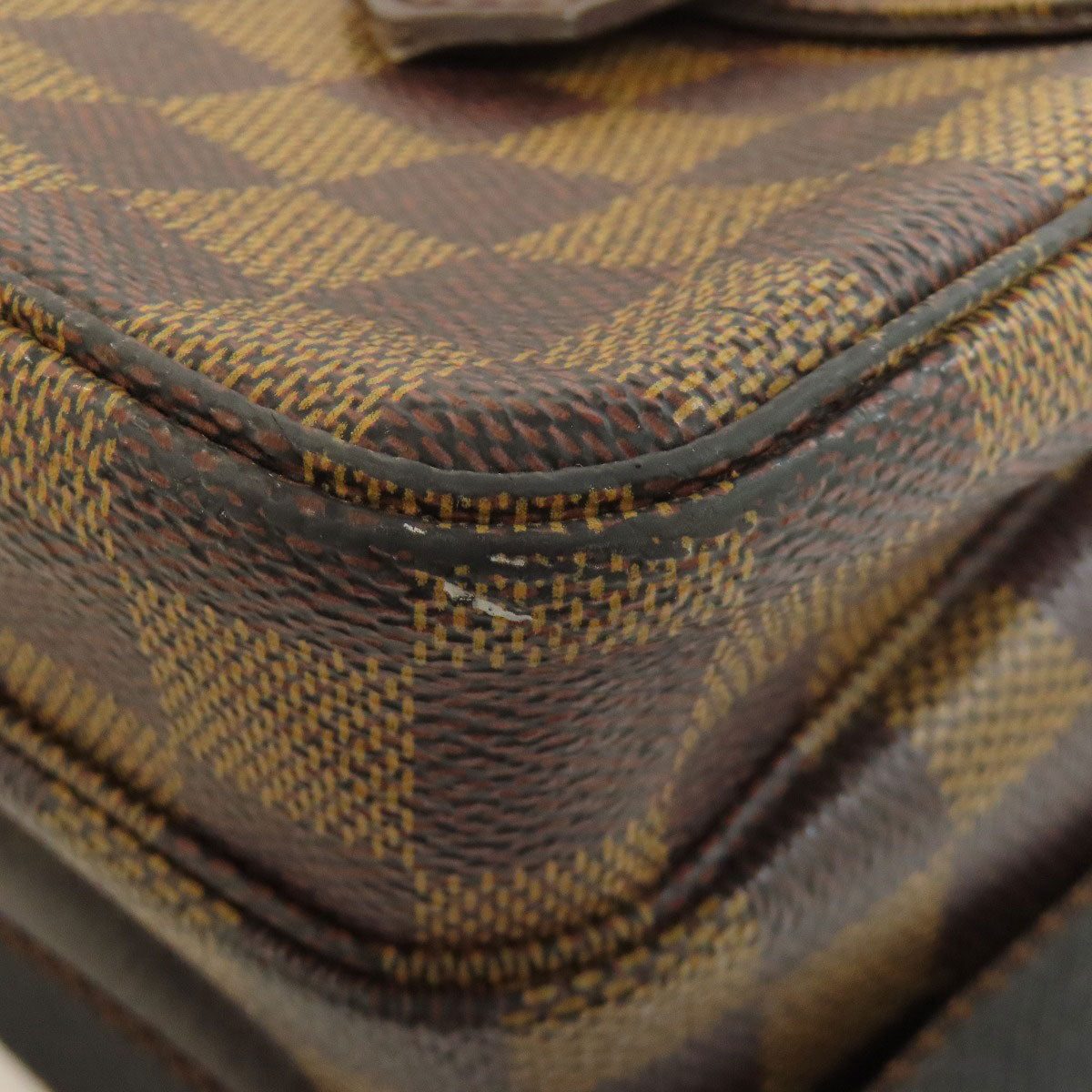 LOUIS VUITTON Shoulder Bag N42270 Damier canvas Brown Broadway