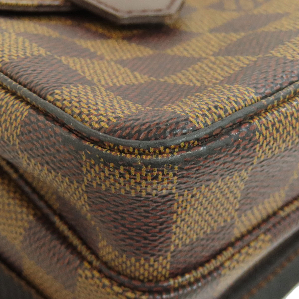 LOUIS VUITTON Shoulder Bag N42270 Damier canvas Brown Broadway