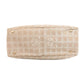 CHANEL Tote Bag Nylon jacquard beige New Travel Line MM