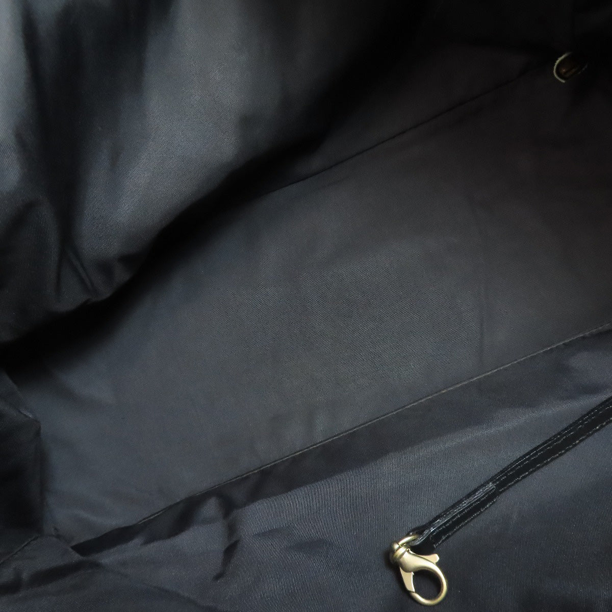 CHANEL Tote Bag Nylon jacquard black New Travel Line MM