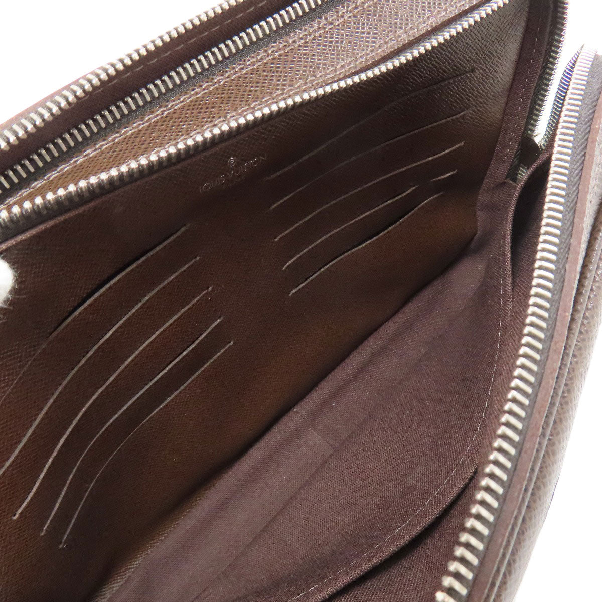 LOUIS VUITTON business bag M31148 Taiga Leather Brown Pavel