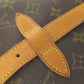 LOUIS VUITTON Shoulder Bag M40710 Monogram canvas Brown Saumur MM