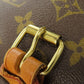 LOUIS VUITTON Shoulder Bag M40710 Monogram canvas Brown Saumur MM