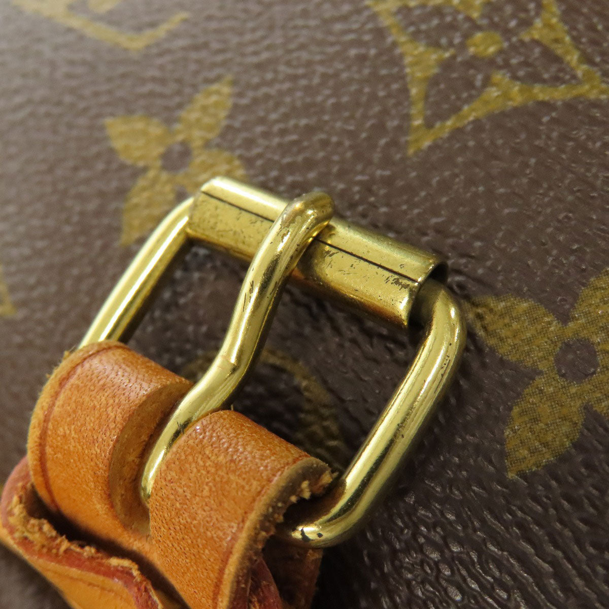 LOUIS VUITTON Shoulder Bag M40710 Monogram canvas Brown Saumur MM