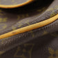 LOUIS VUITTON Shoulder Bag M40710 Monogram canvas Brown Saumur MM