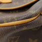 LOUIS VUITTON Shoulder Bag M40710 Monogram canvas Brown Saumur MM
