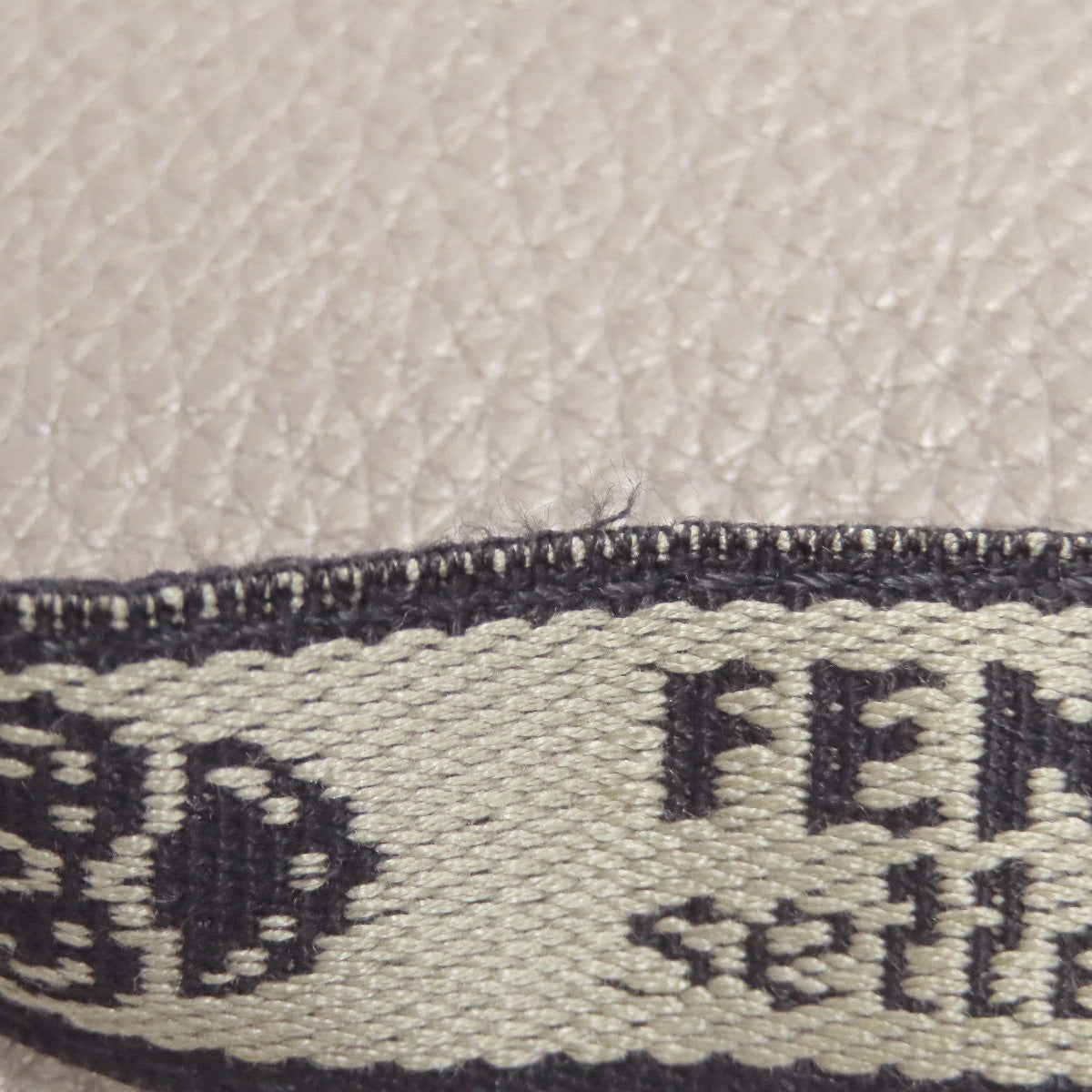 FENDI Shoulder Bag Calfskin gray Celeria
