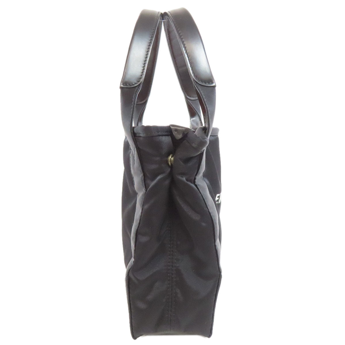 BALENCIAGA Handbag 390346 Nylon black Navy Kabas XS