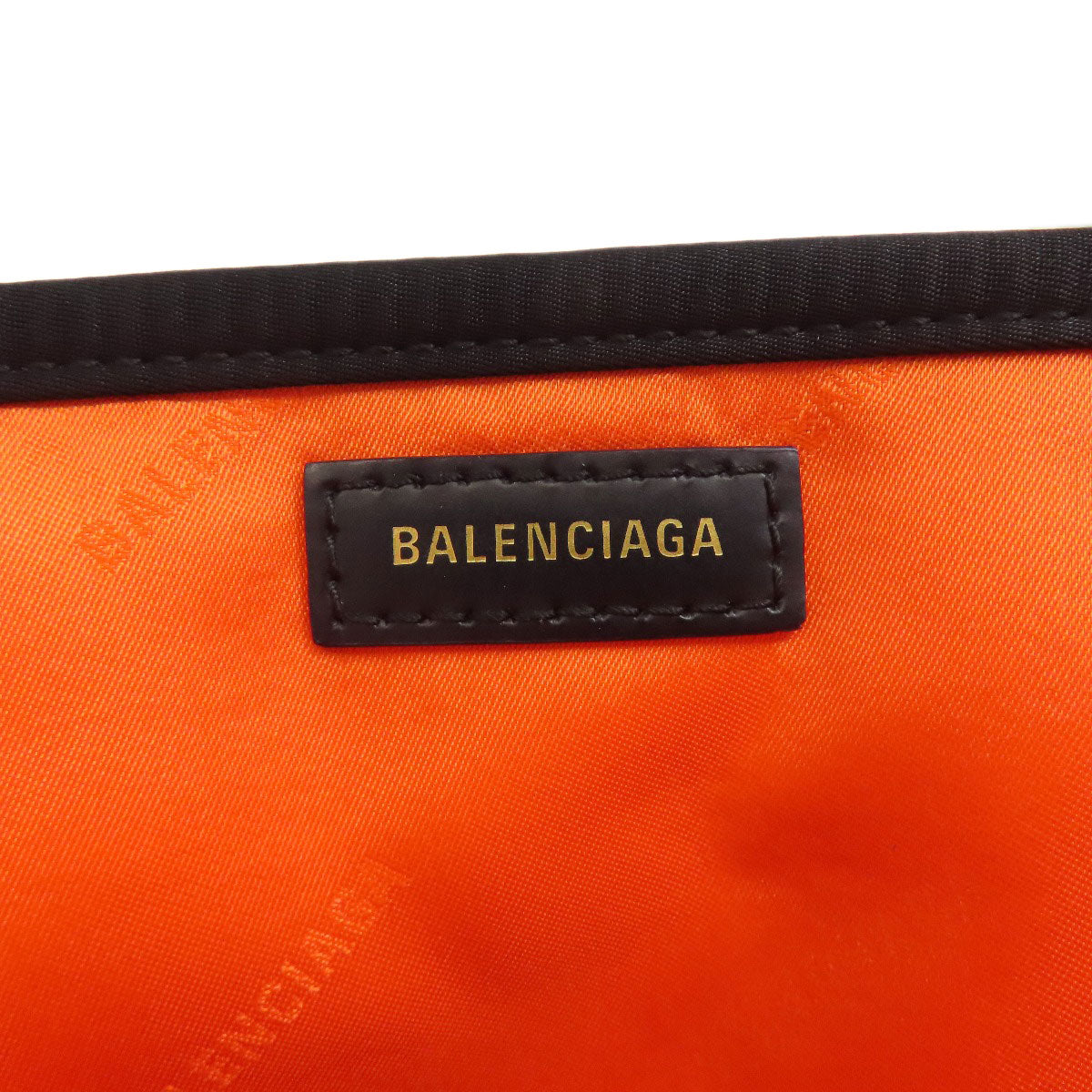 BALENCIAGA Handbag 390346 Nylon black Navy Kabas XS
