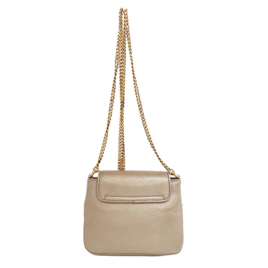 GUCCI Shoulder Bag 251821 leather gold ChainShoulder