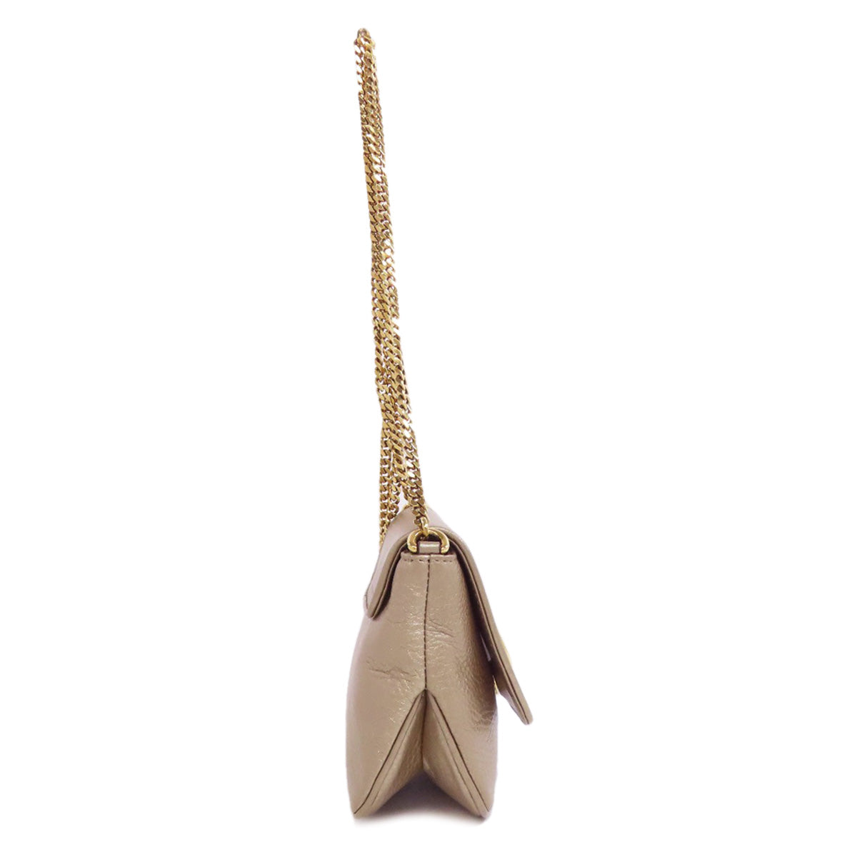 GUCCI Shoulder Bag 251821 leather gold ChainShoulder