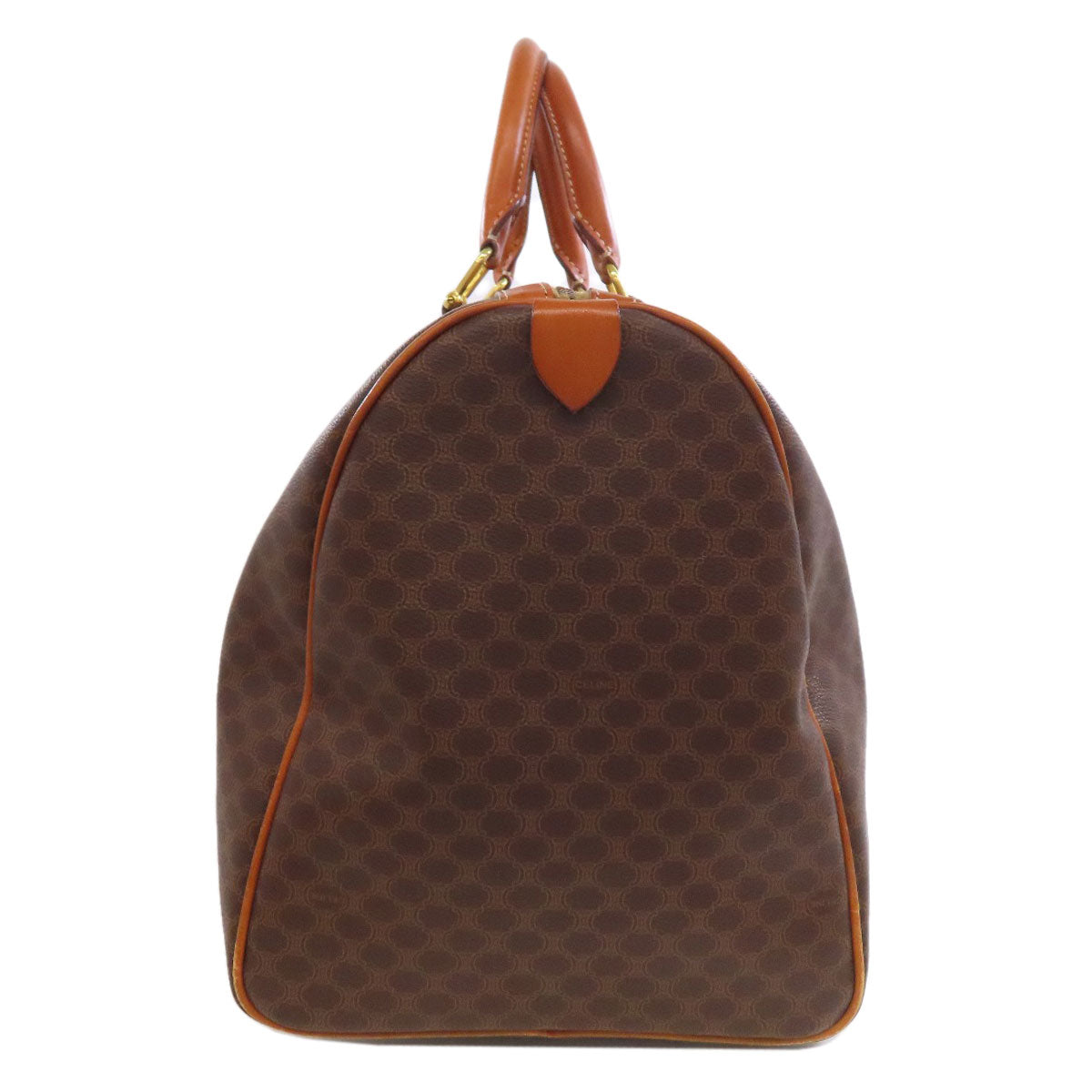 CELINE Boston Duffel bag PVC Brown Macadam Pattern
