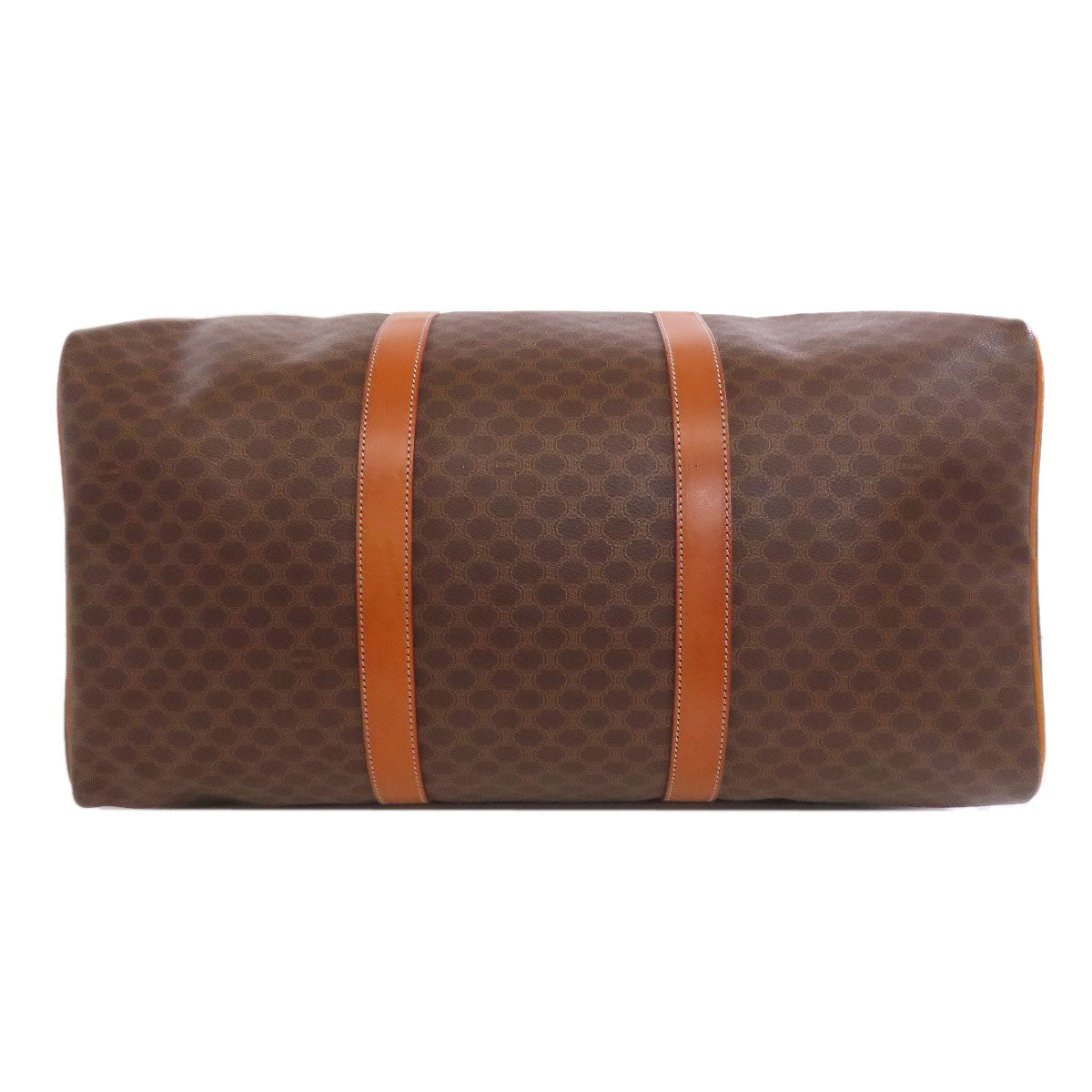 CELINE Boston Duffel bag PVC Brown Macadam Pattern