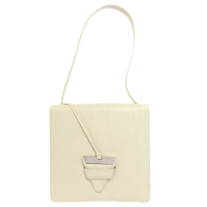 LOEWE Shoulder Bag leather white Barcelona