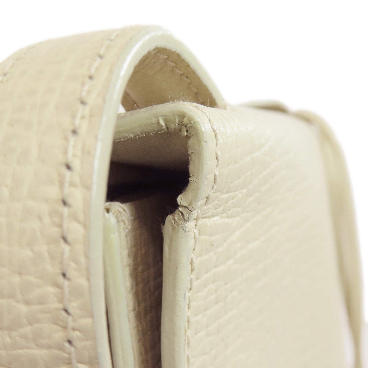 LOEWE Shoulder Bag leather white Barcelona