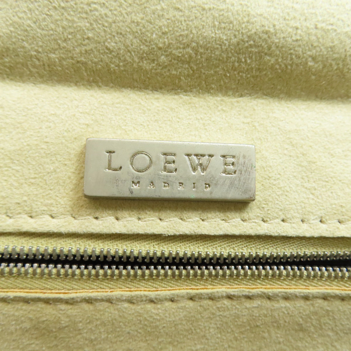 LOEWE Shoulder Bag leather white Barcelona
