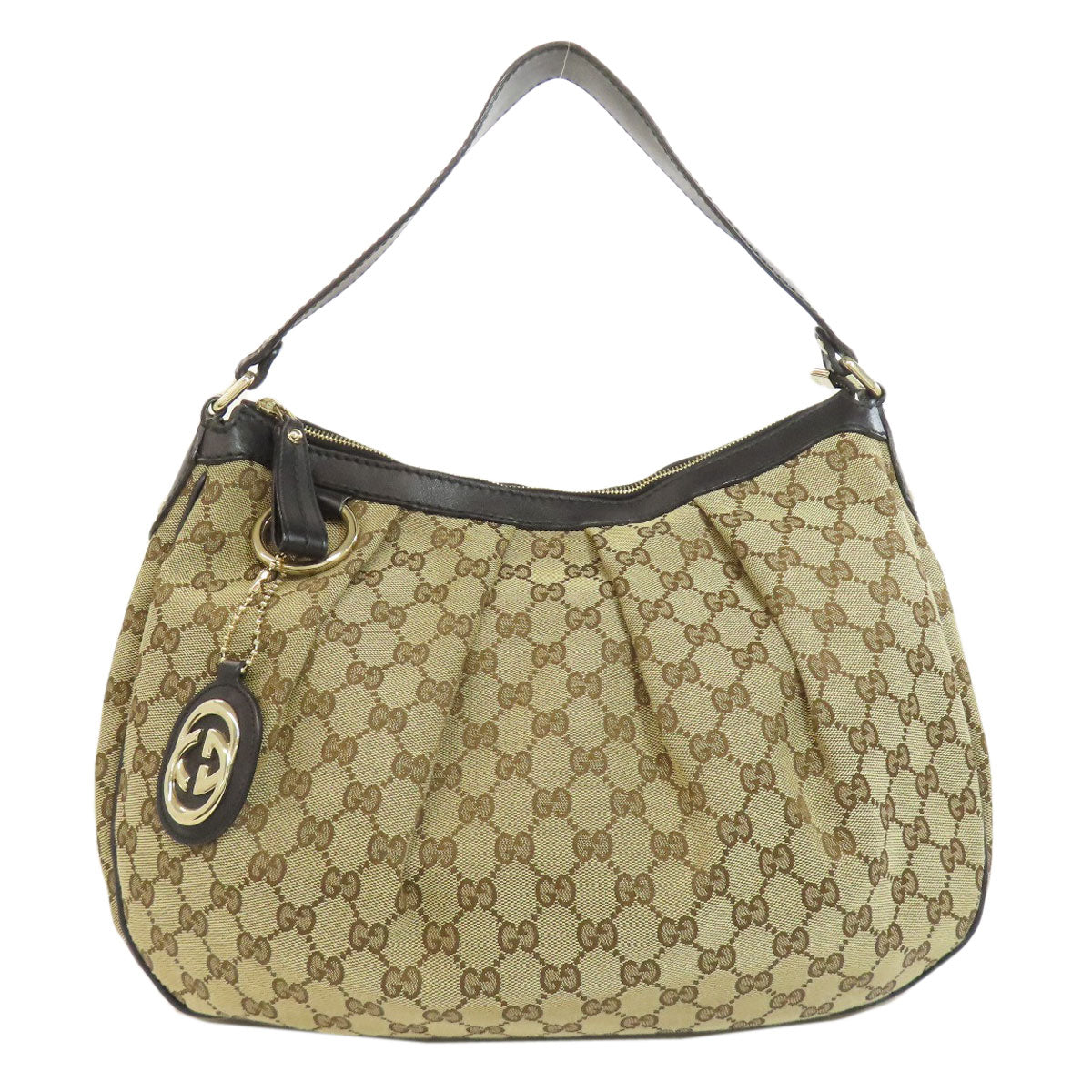 GUCCI Shoulder Bag 232955 canvas Brown Sukey