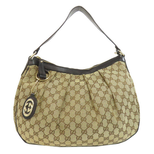 GUCCI Shoulder Bag 232955 canvas Brown Sukey