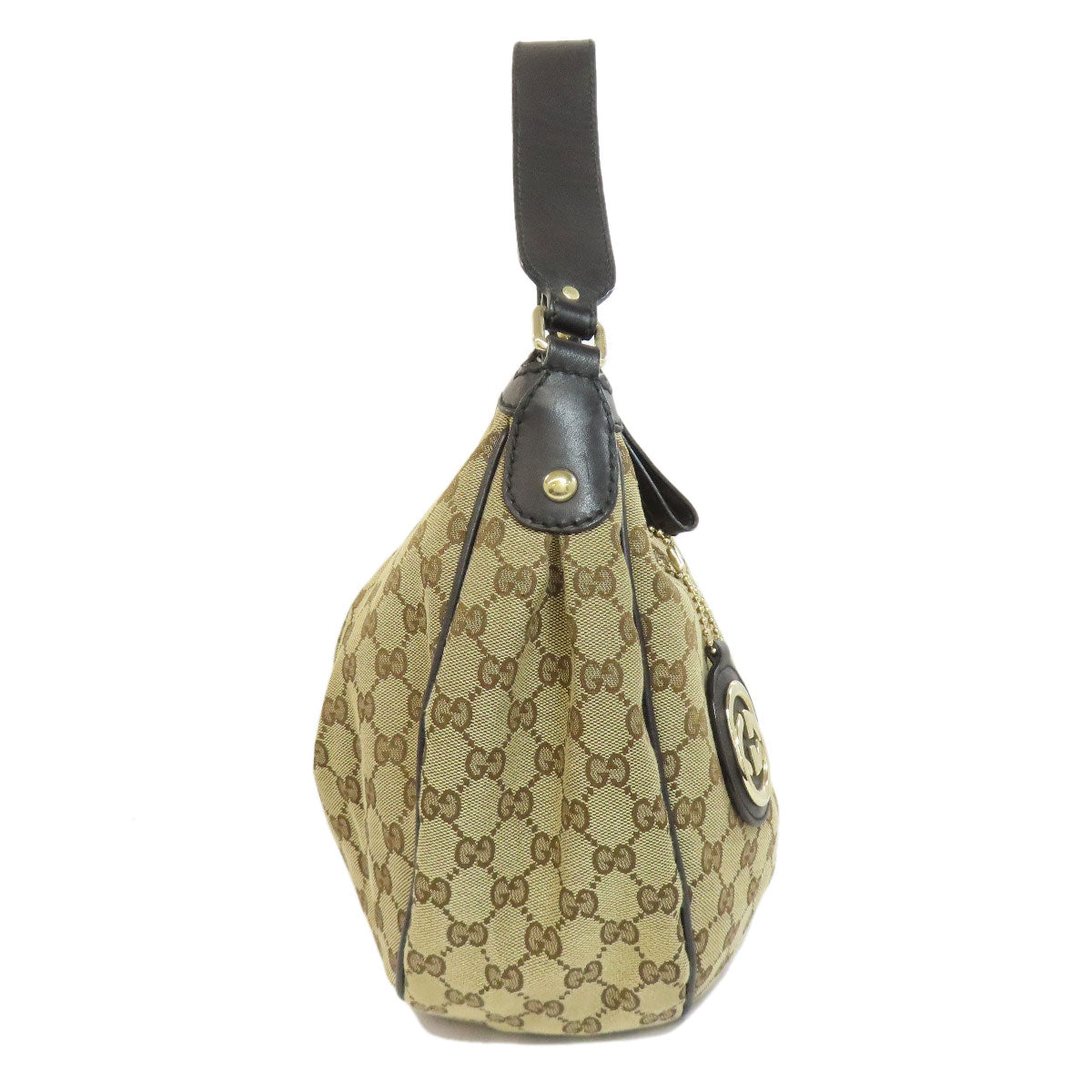 GUCCI Shoulder Bag 232955 canvas Brown Sukey