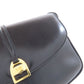 CELINE Shoulder Bag leather black logo
