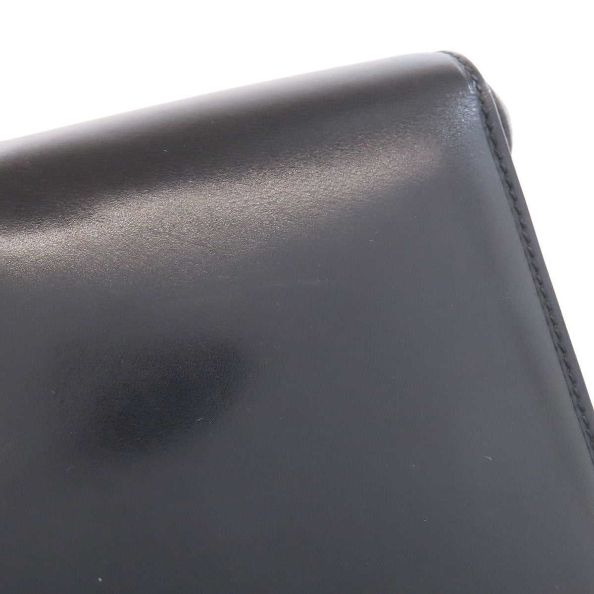 CELINE Shoulder Bag leather black logo