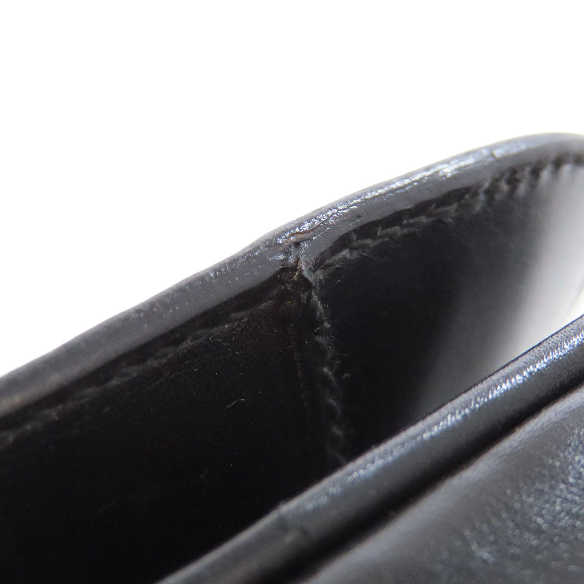 CELINE Shoulder Bag leather black logo