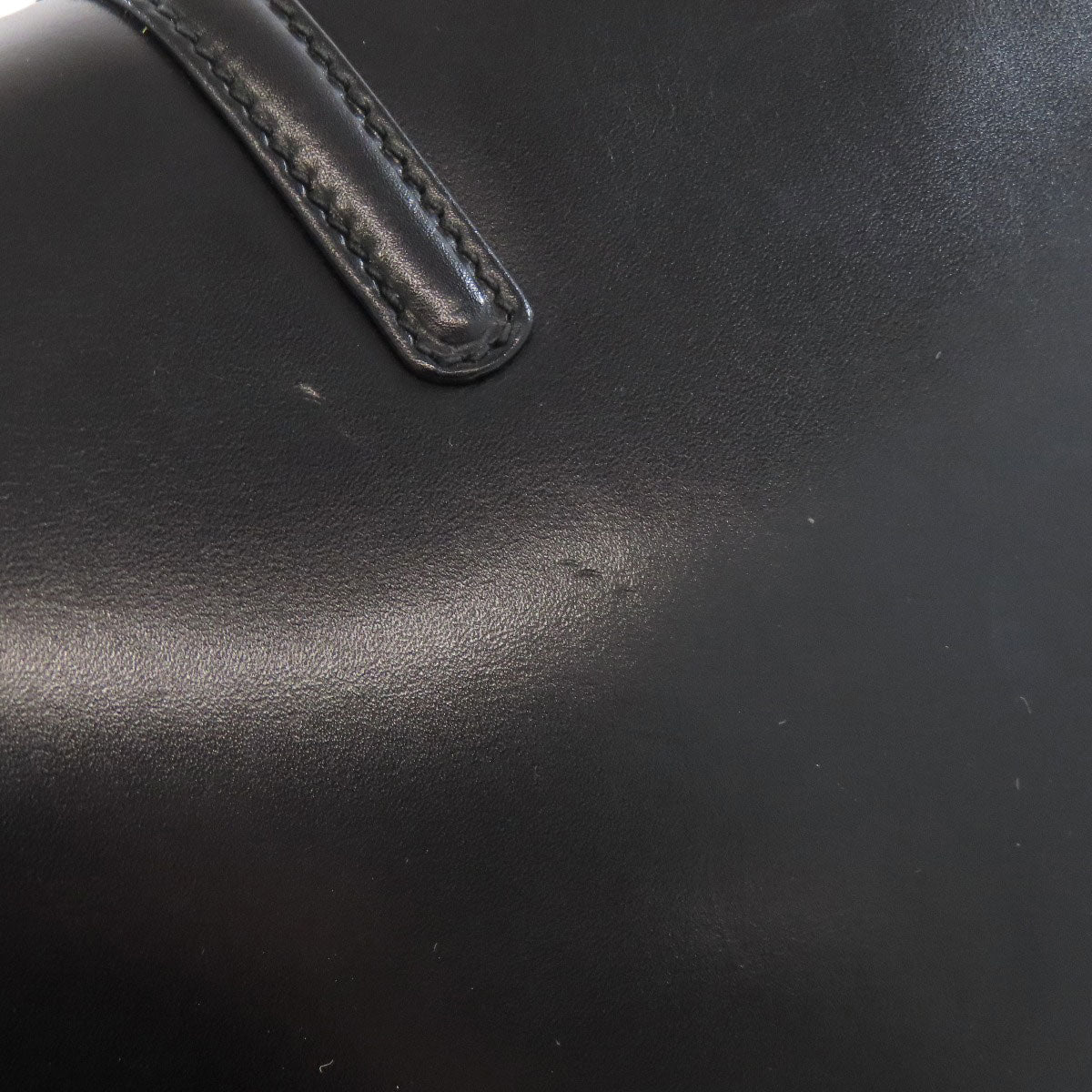 CELINE Shoulder Bag leather black logo