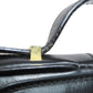 CELINE Shoulder Bag leather black logo