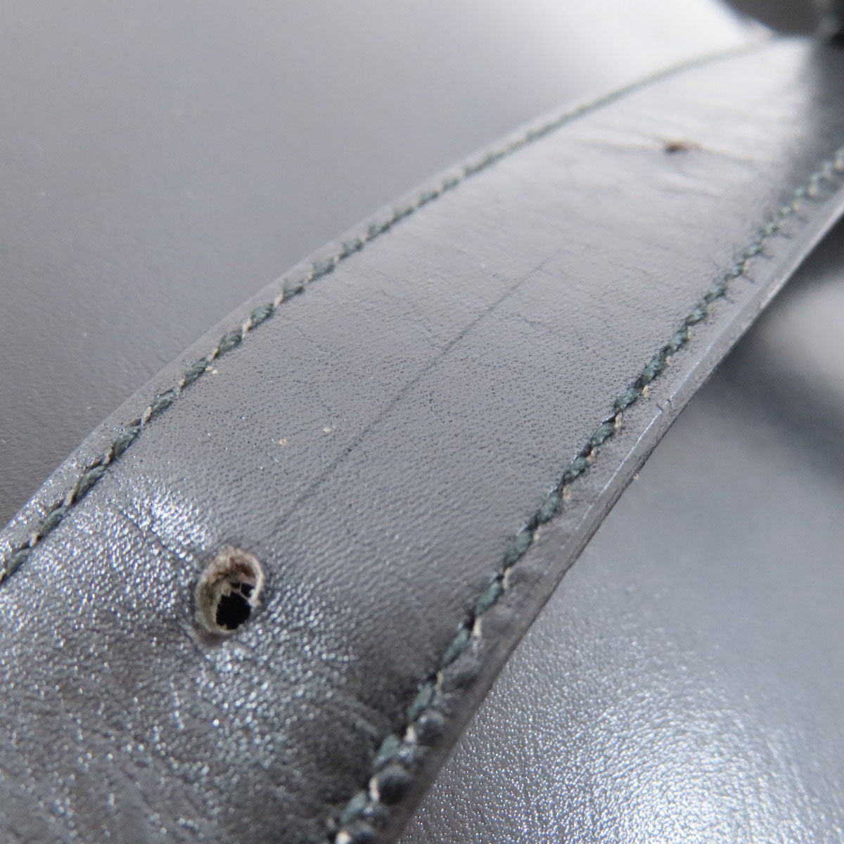 CELINE Shoulder Bag leather black logo
