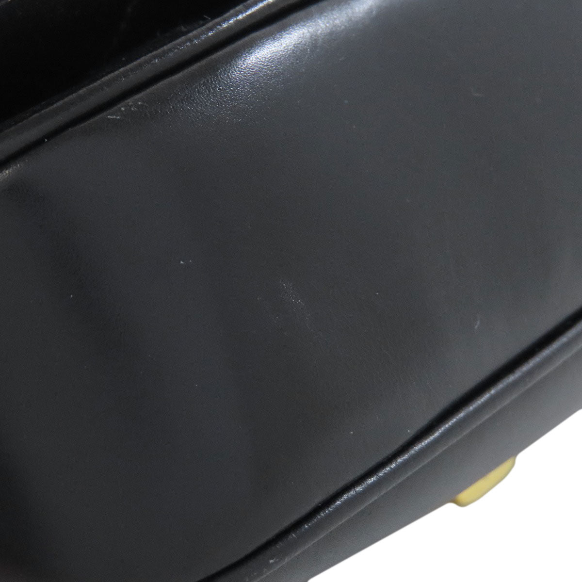 CELINE Shoulder Bag leather black logo
